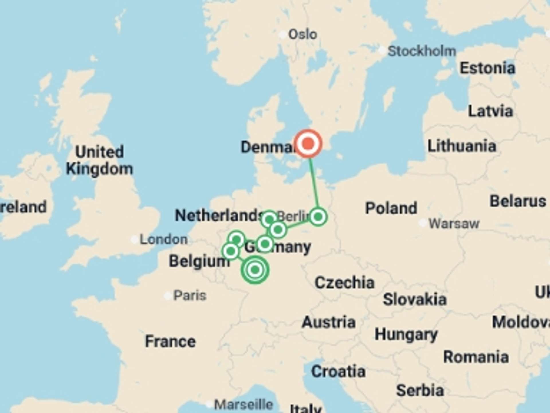 Northern Europe 8-Day tours