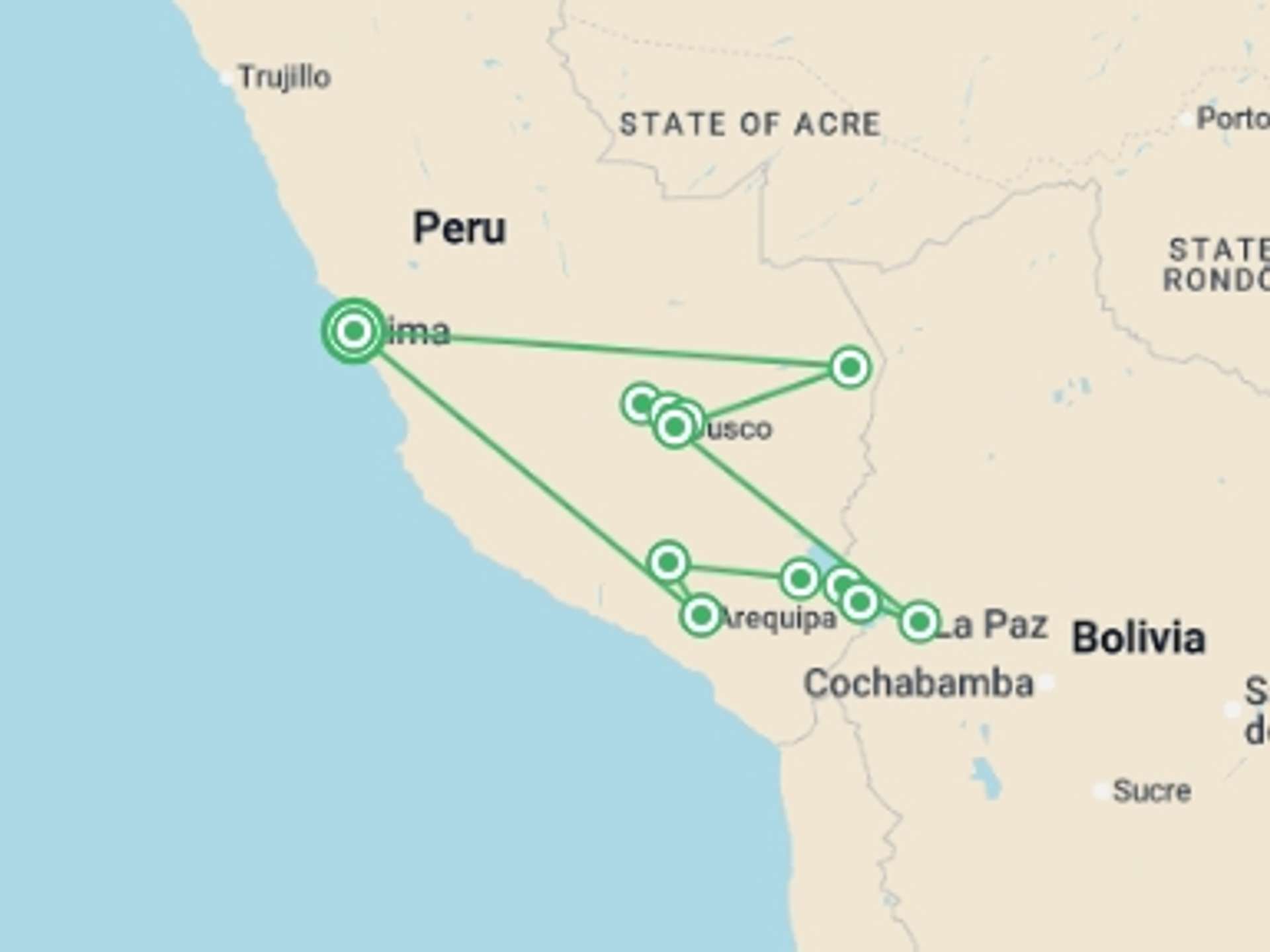 South America 20-Day tours