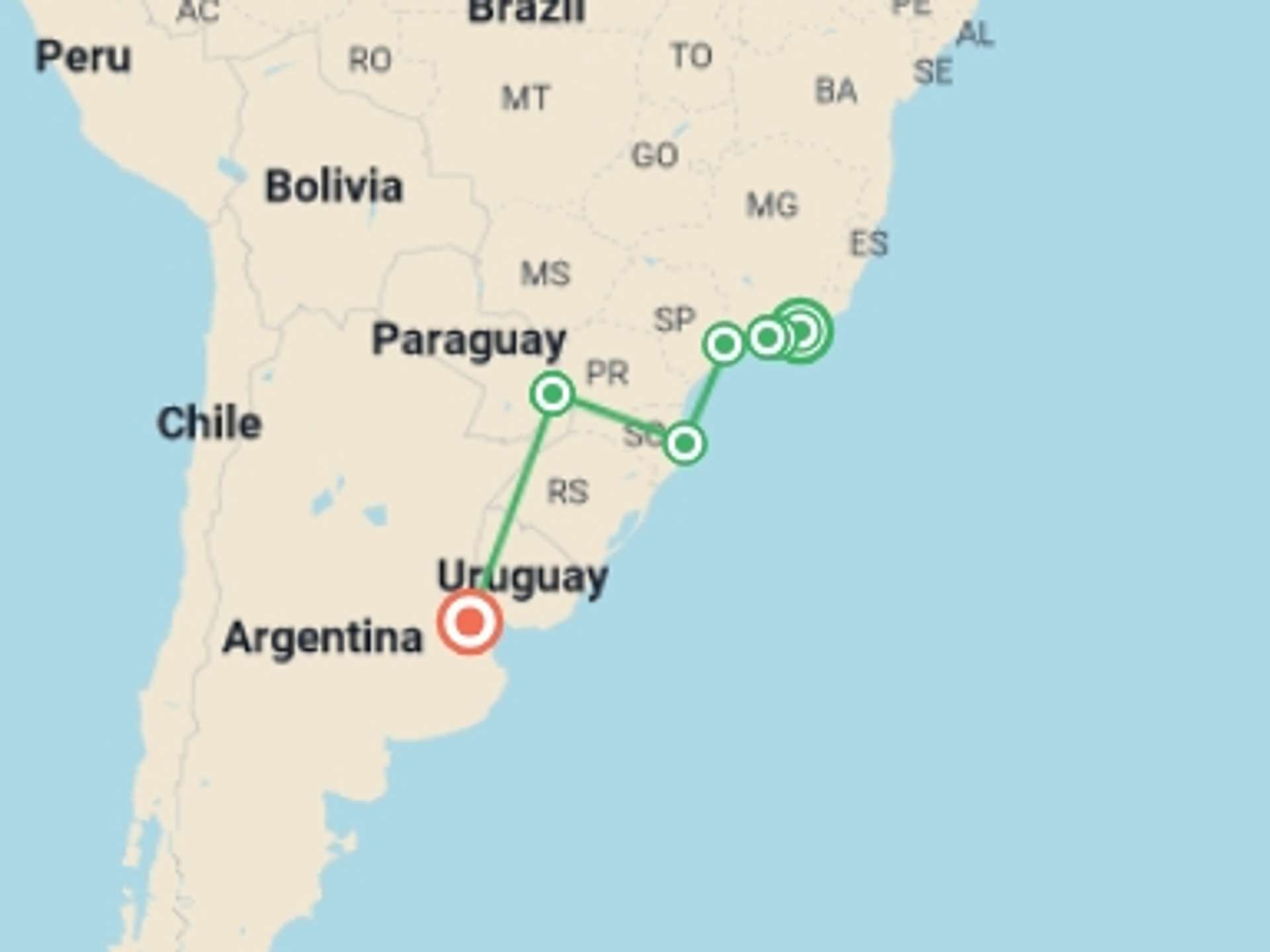 Andes 17-Day tours