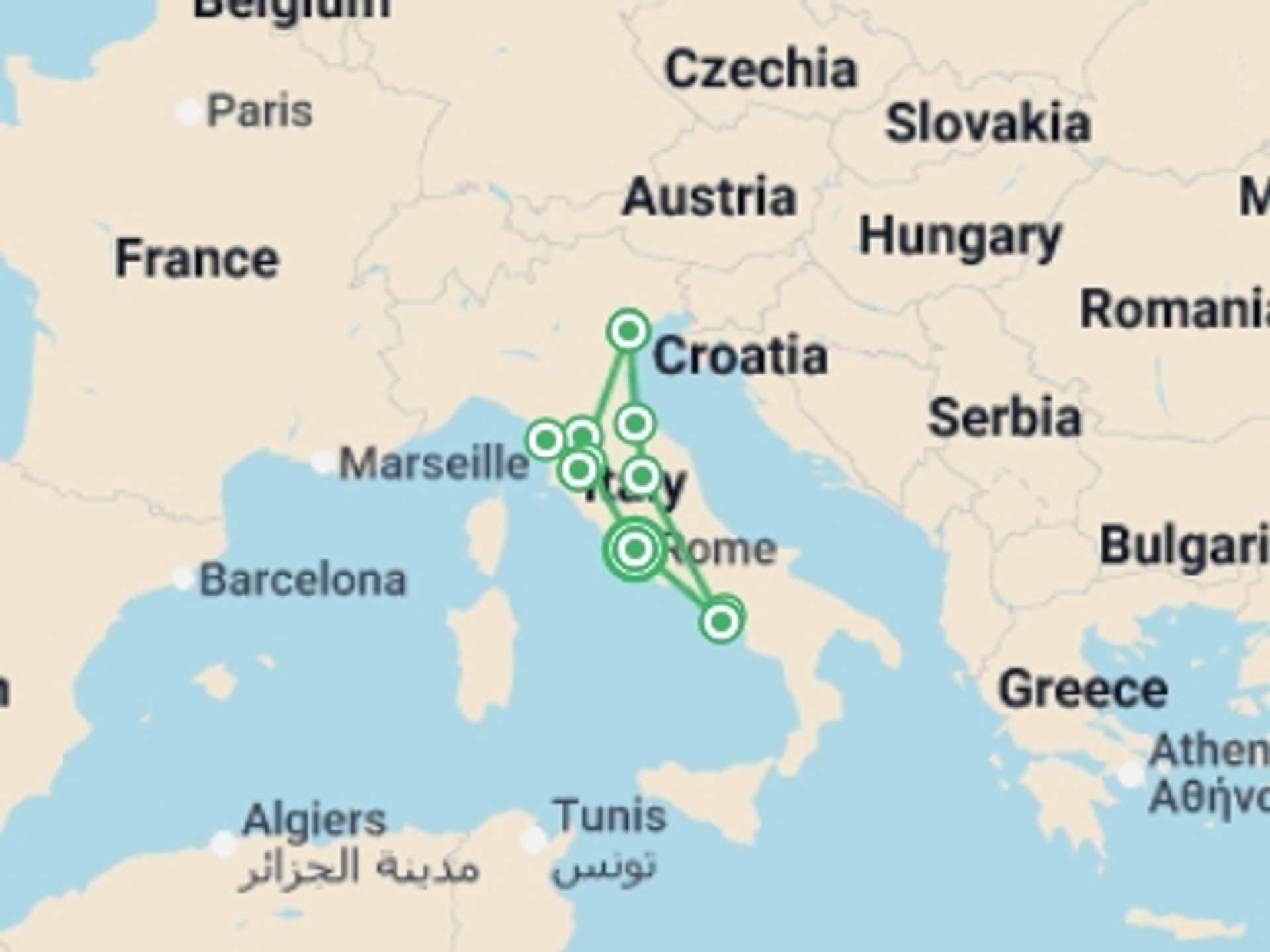 Italy 12-Day tours