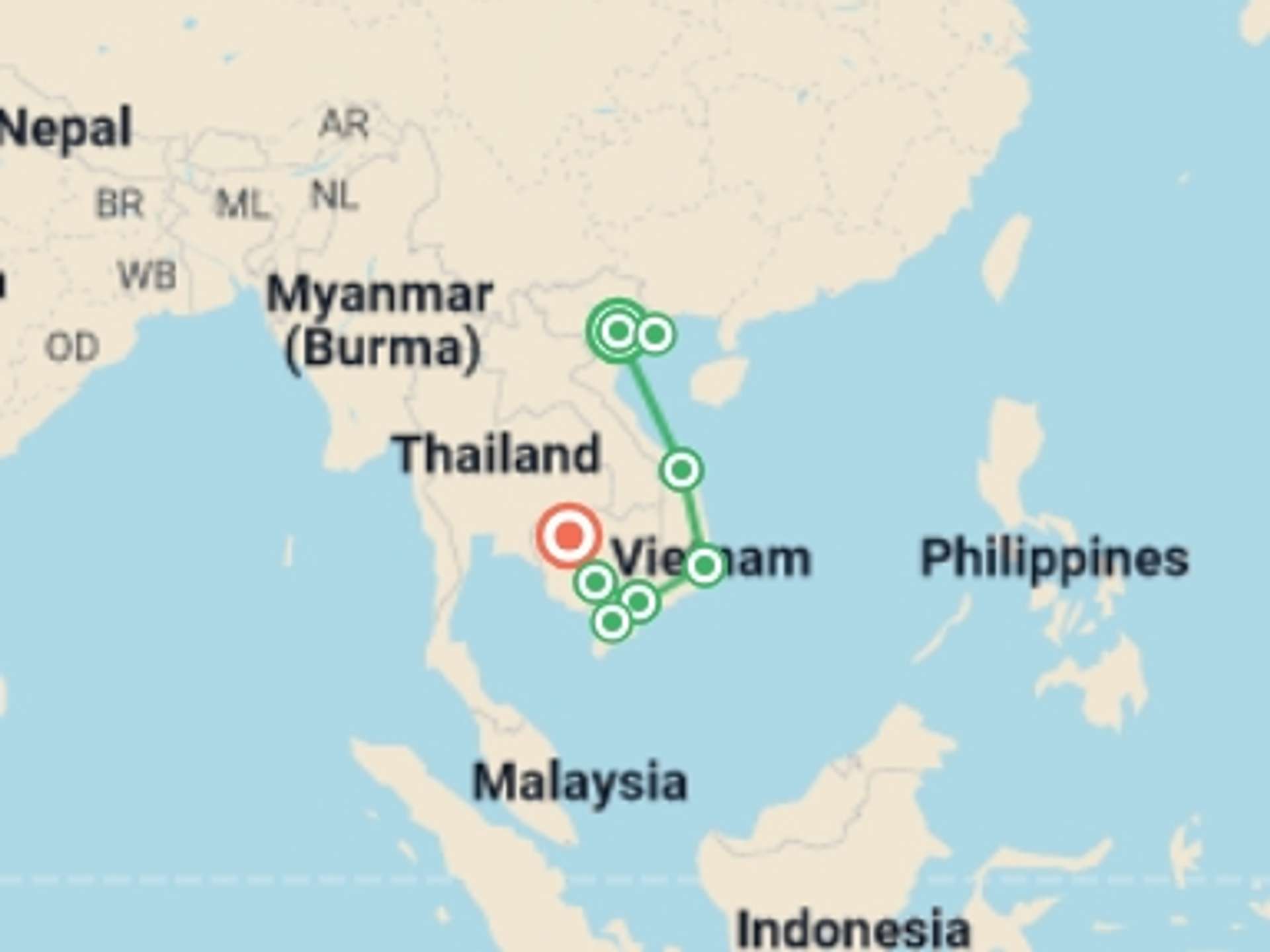 Indochina 17-Day tours